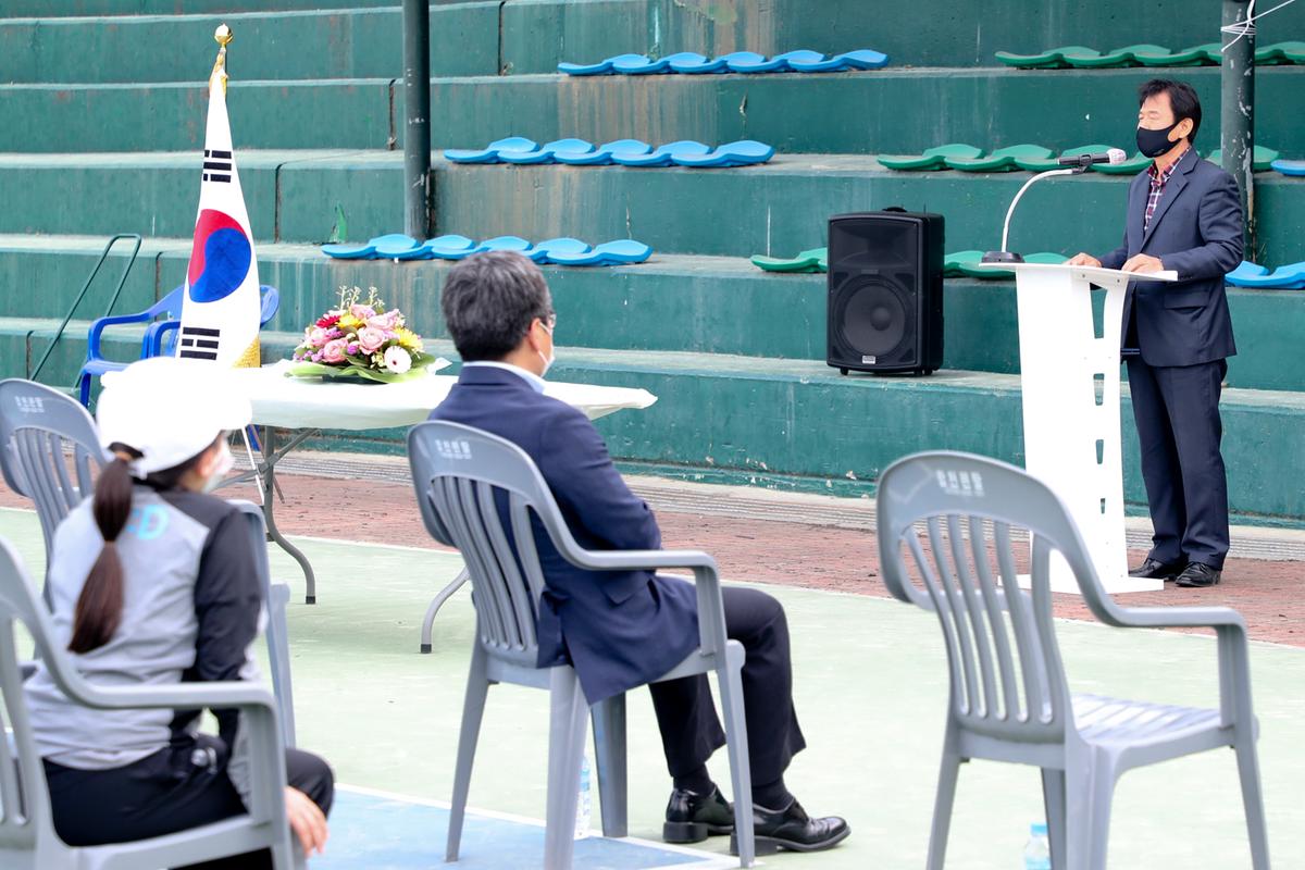 합천스포츠클럽 테니스부 창단식 개최 