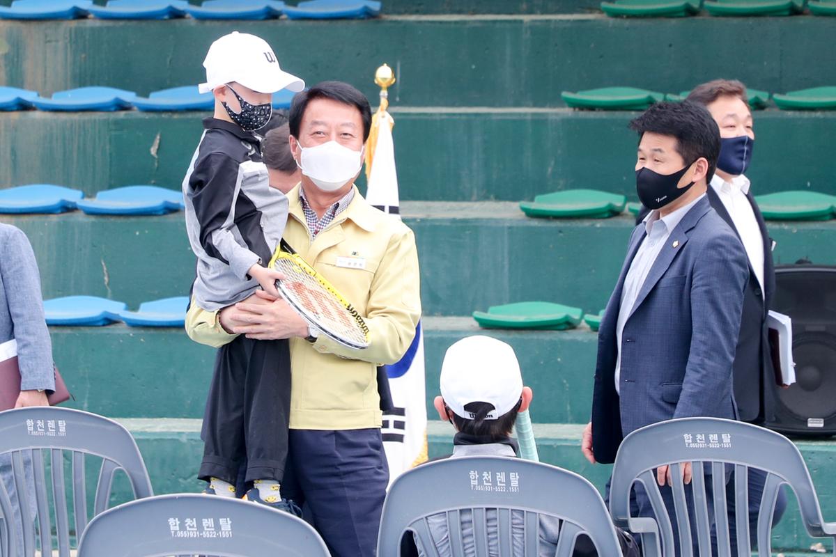 합천스포츠클럽 테니스부 창단식 개최 