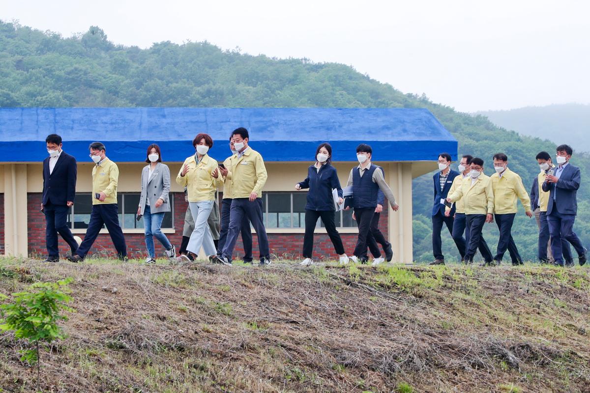 환경부 합천군 수해현장 방문