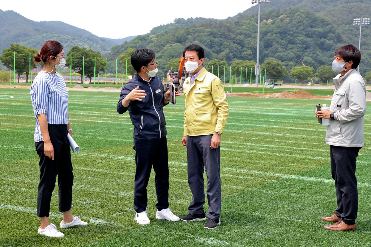 수해피해 체육시설 현장 점검