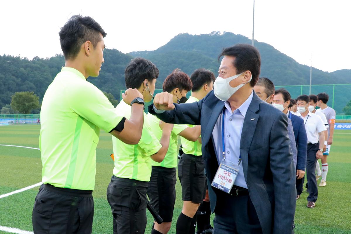 전국고교축구대회 결승전 시상식