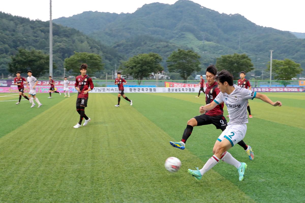 전국고교축구대회 결승전 시상식