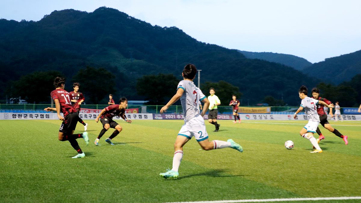 전국고교축구대회 결승전 시상식