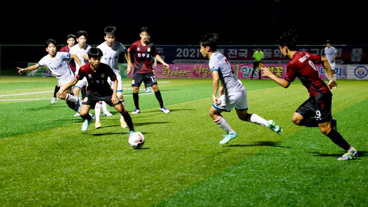 전국고교축구대회 결승전 시상식