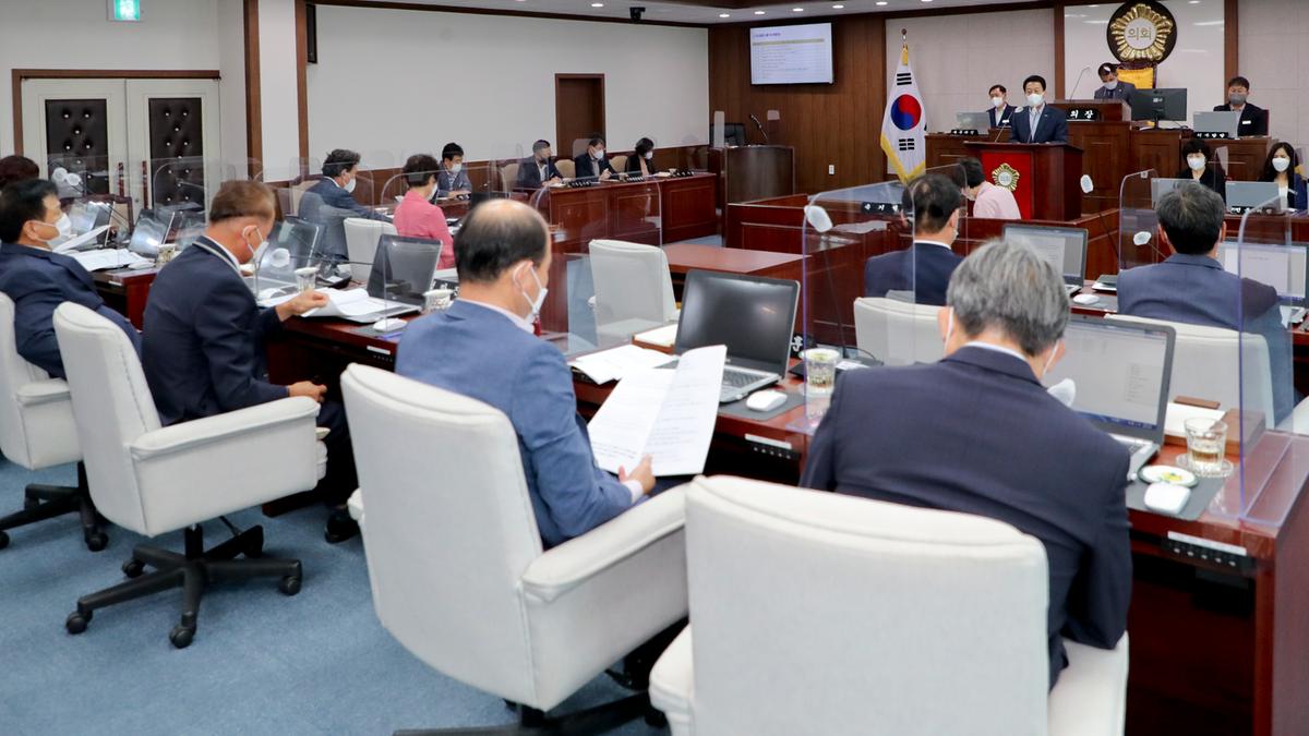 제257회 합천군의회 임시회 1차 본회의 개최
