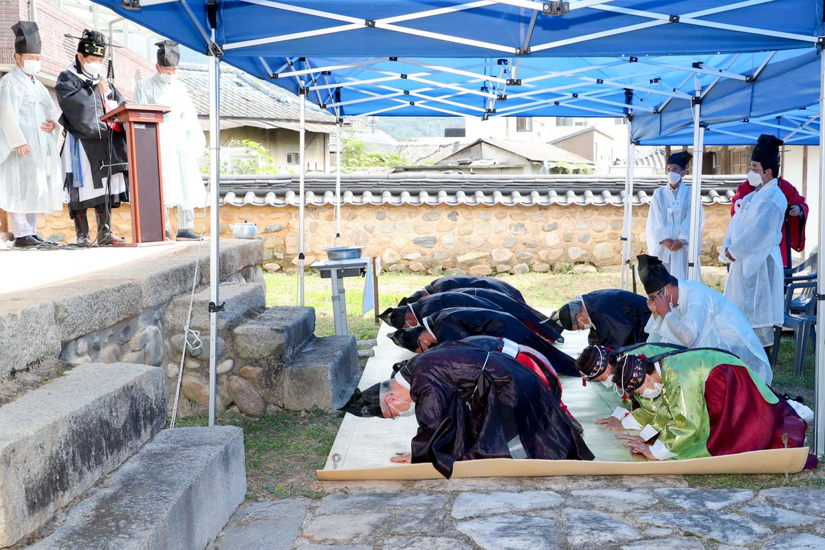 합천향교 추기 석전대제 개최