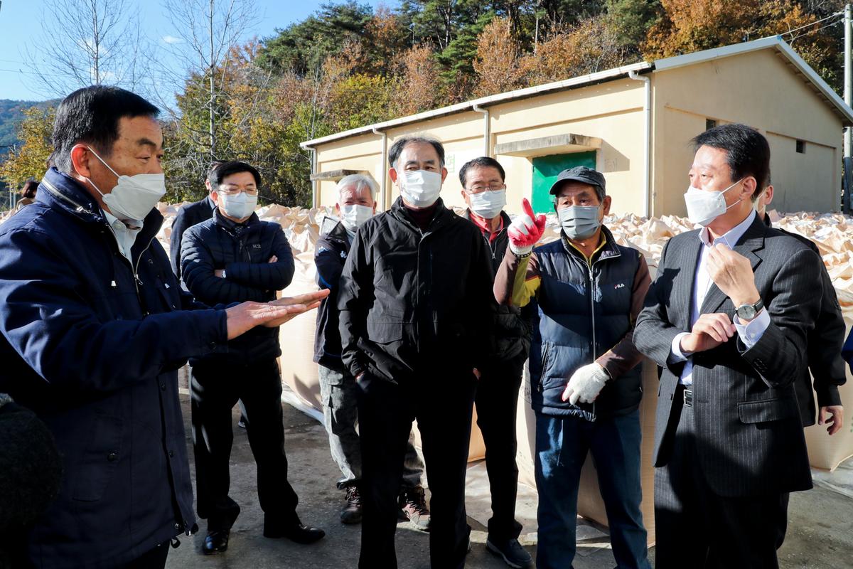 묘산공공비축미곡 수매 현장 방문