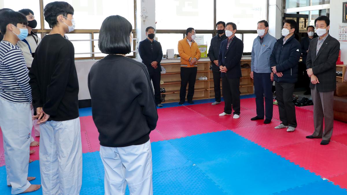 제60회 경남도민체전 출전선수단 격려 방문
