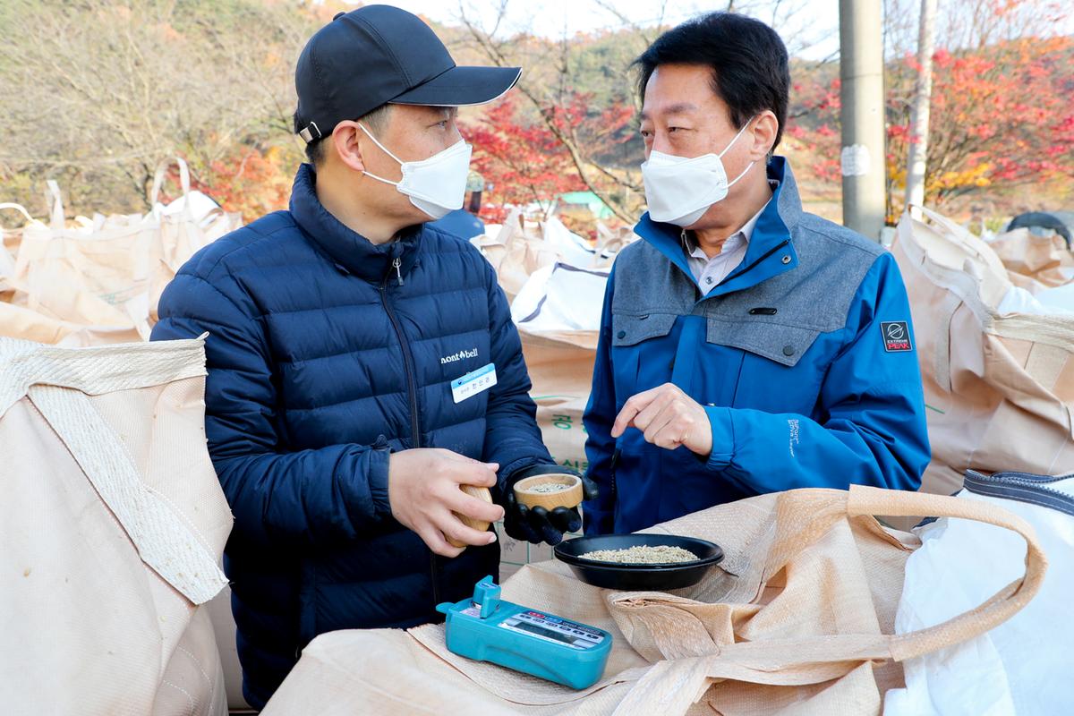 봉산면공공비축미곡 수매 현장 방문