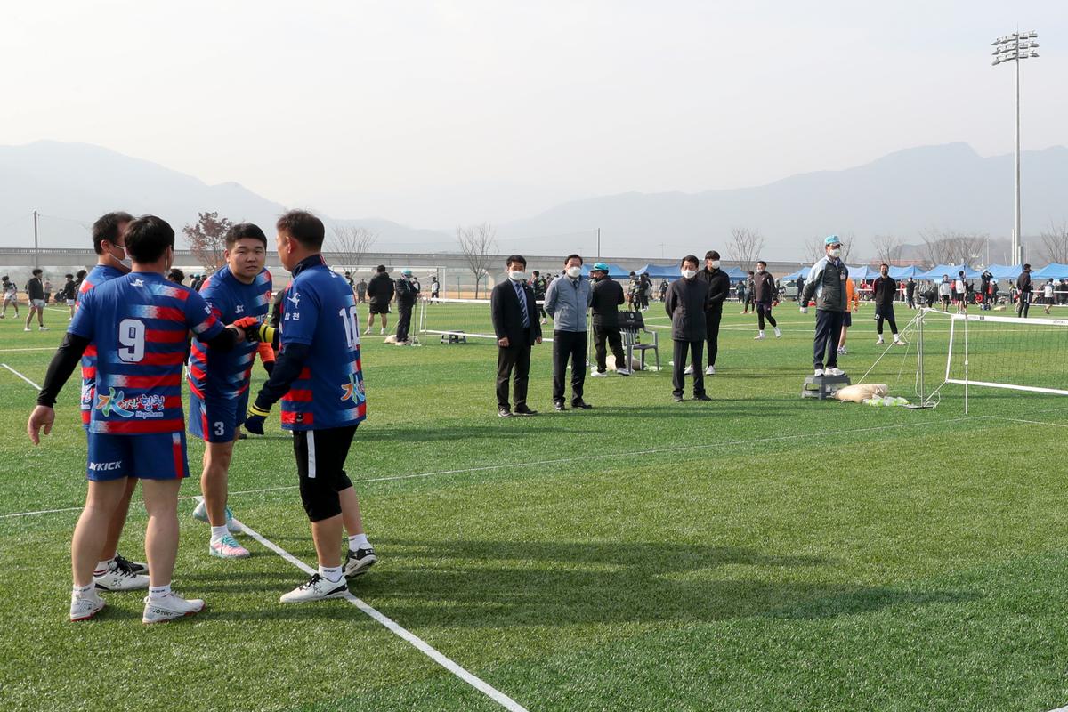 제13회 경상남도지사기 족구대회 개회식