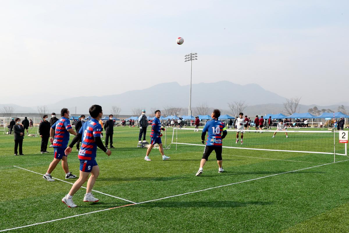 제13회 경상남도지사기 족구대회 개회식