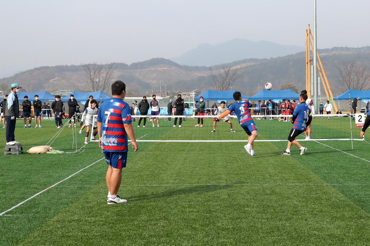 제13회 경상남도지사기 족구대회 개회식