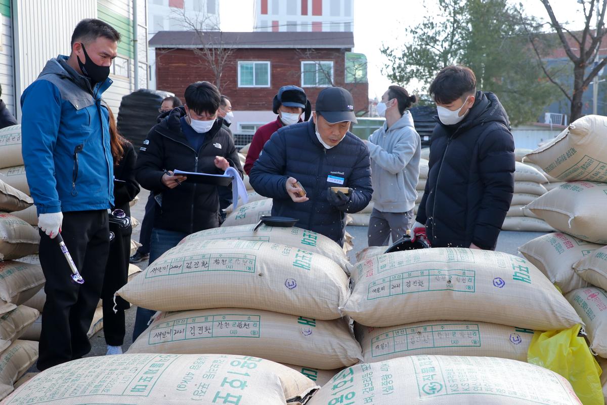 합천읍공공비축미곡 수매 현장 방문