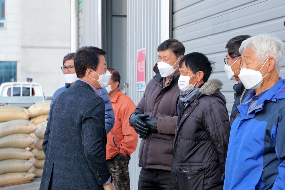 합천읍공공비축미곡 수매 현장 방문