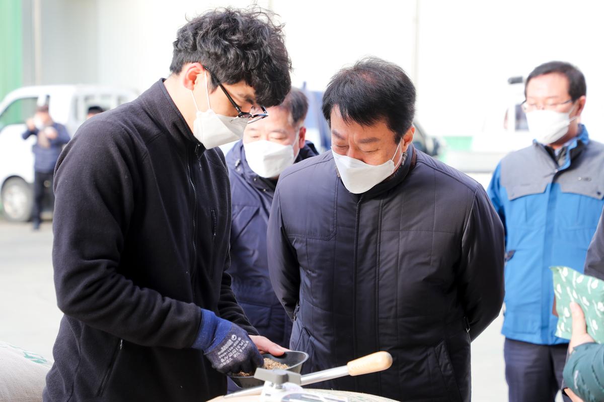삼가,야로면공공비축미곡 수매 현장 방문