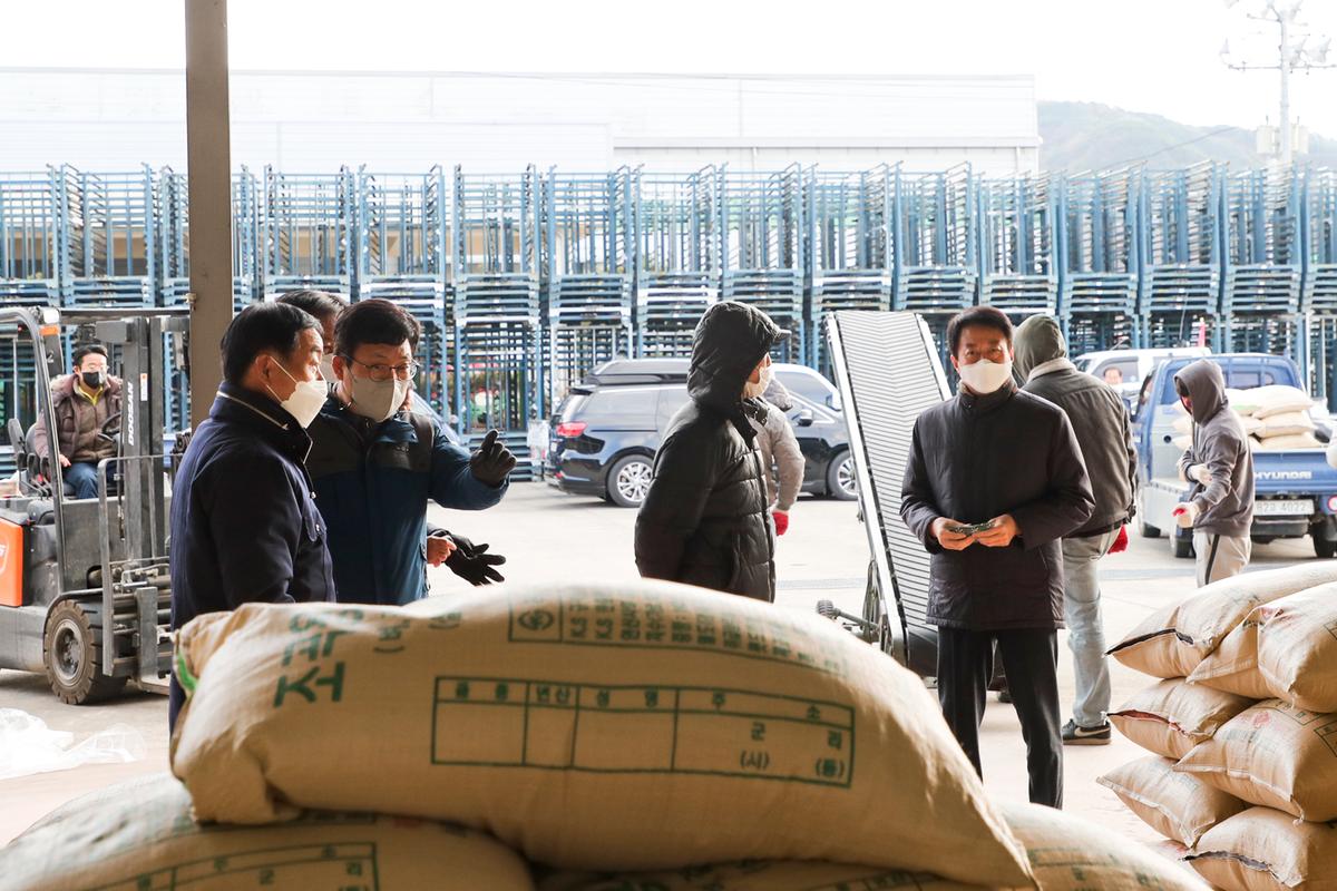 삼가,야로면공공비축미곡 수매 현장 방문