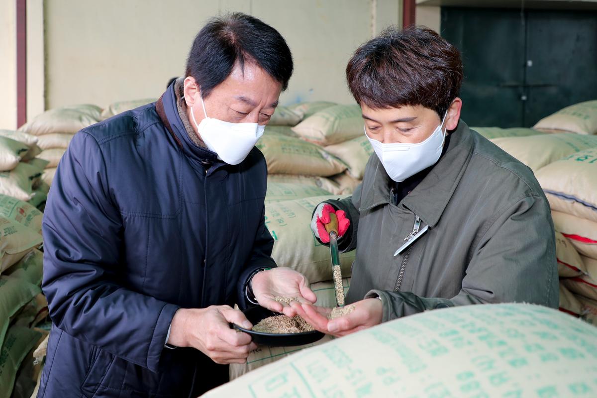 초계면2021년 공공비축미곡 수매 현장 방문