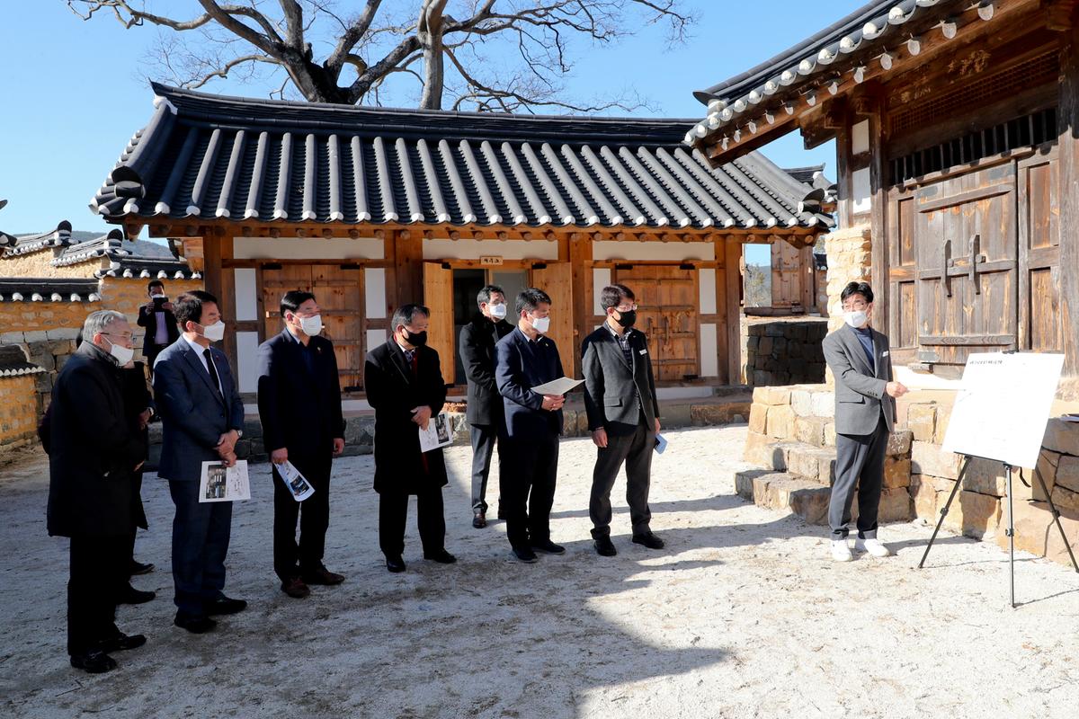 조식선생 생가 복원사업 준공 기념식수 식재