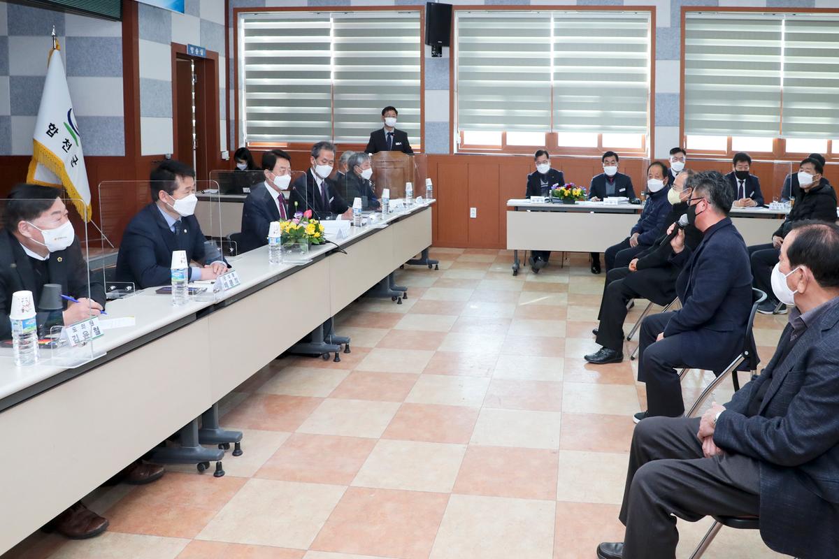 율고,초계,쌍책,적중 면정보고회