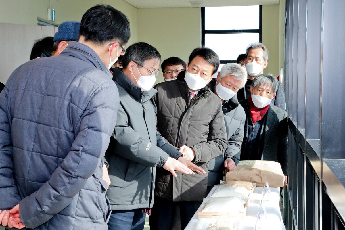 농촌진흥청장 우리밀 단지 재배현장 방문