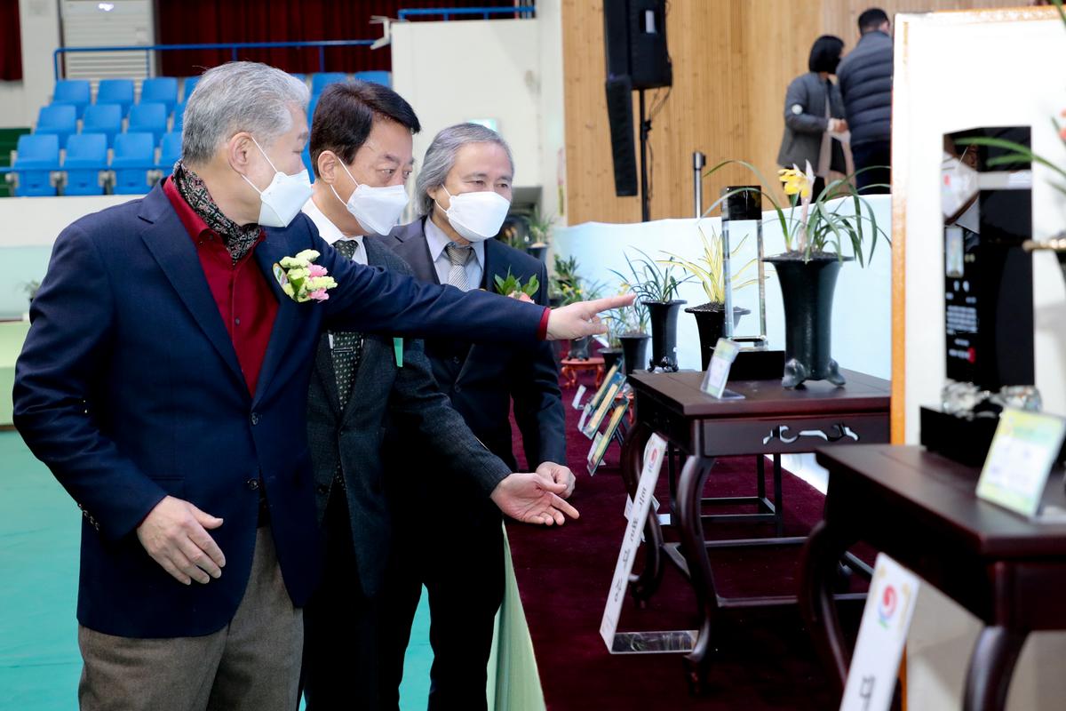 제3회 한국춘란 무명품 전국대회 개회식