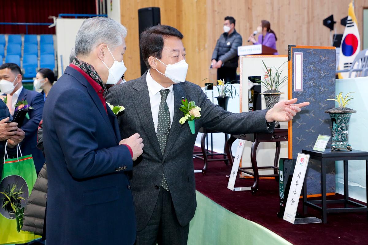 제3회 한국춘란 무명품 전국대회 개회식