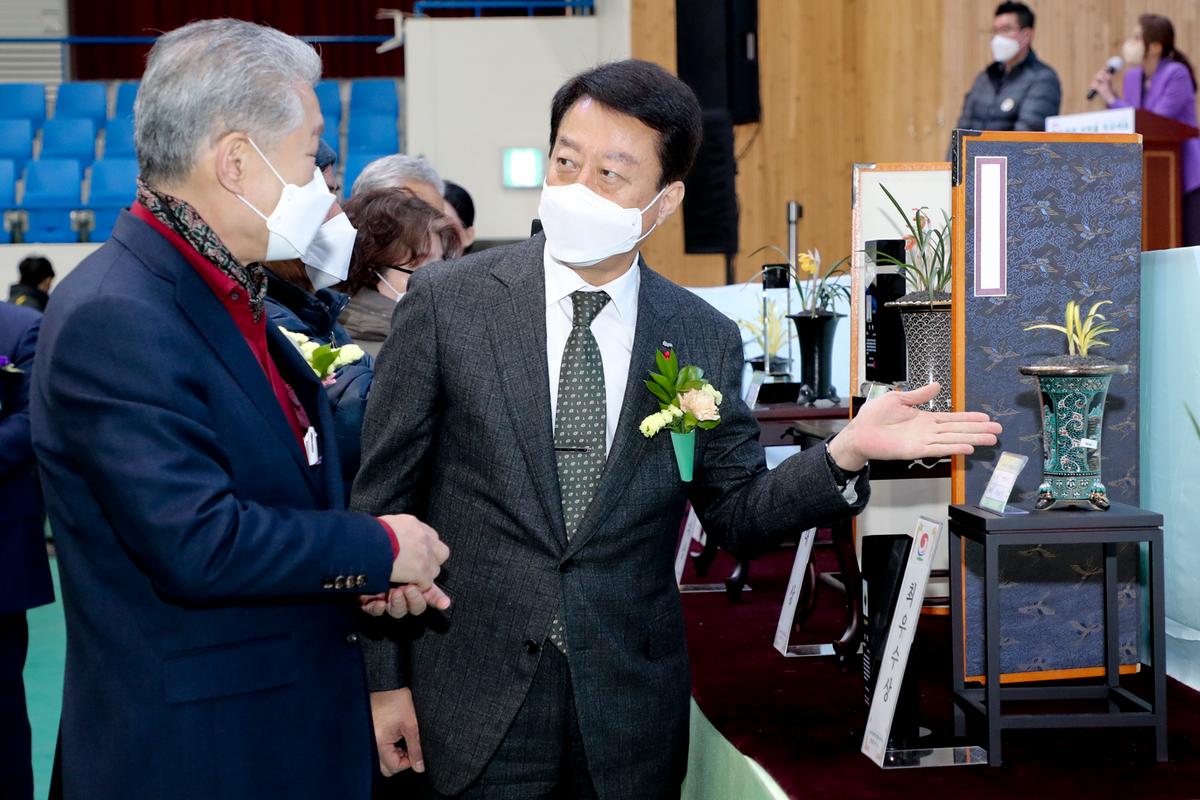 제3회 한국춘란 무명품 전국대회 개회식