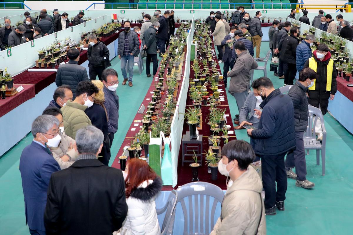 제3회 한국춘란 무명품 전국대회 개회식