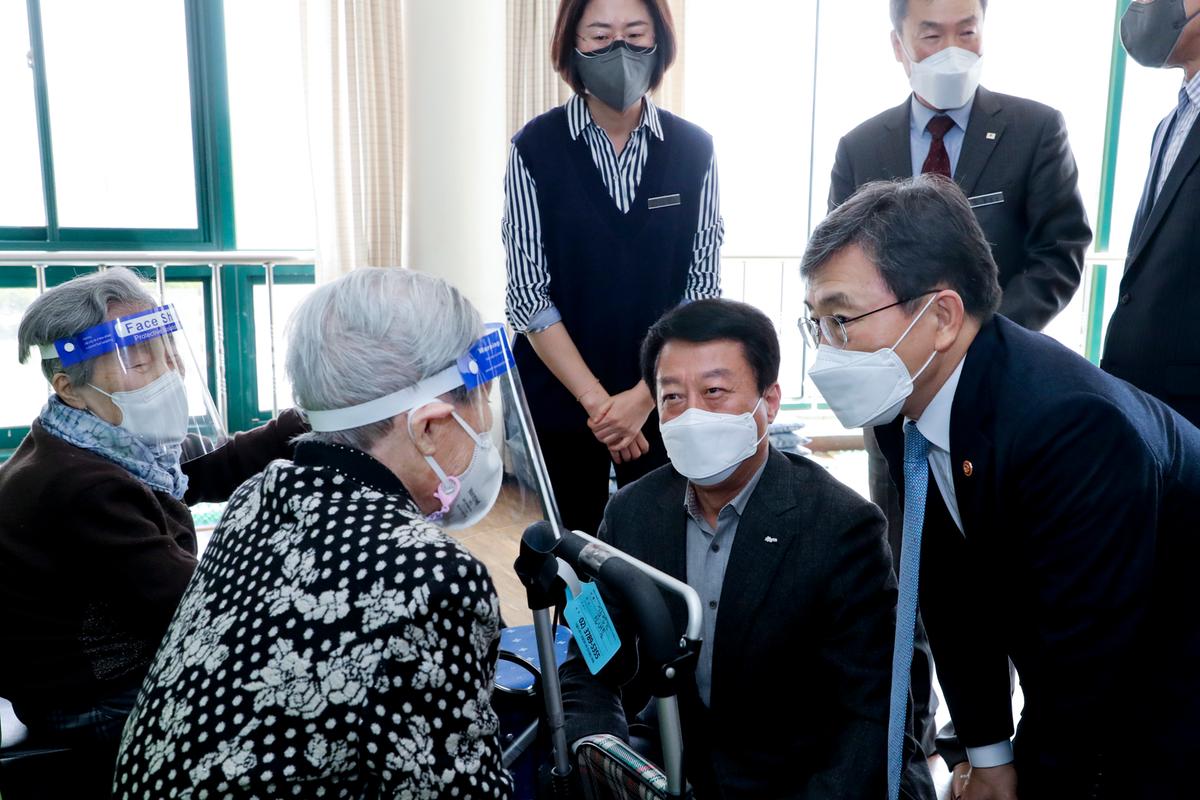 합천원폭피해자복지회관 현장방문