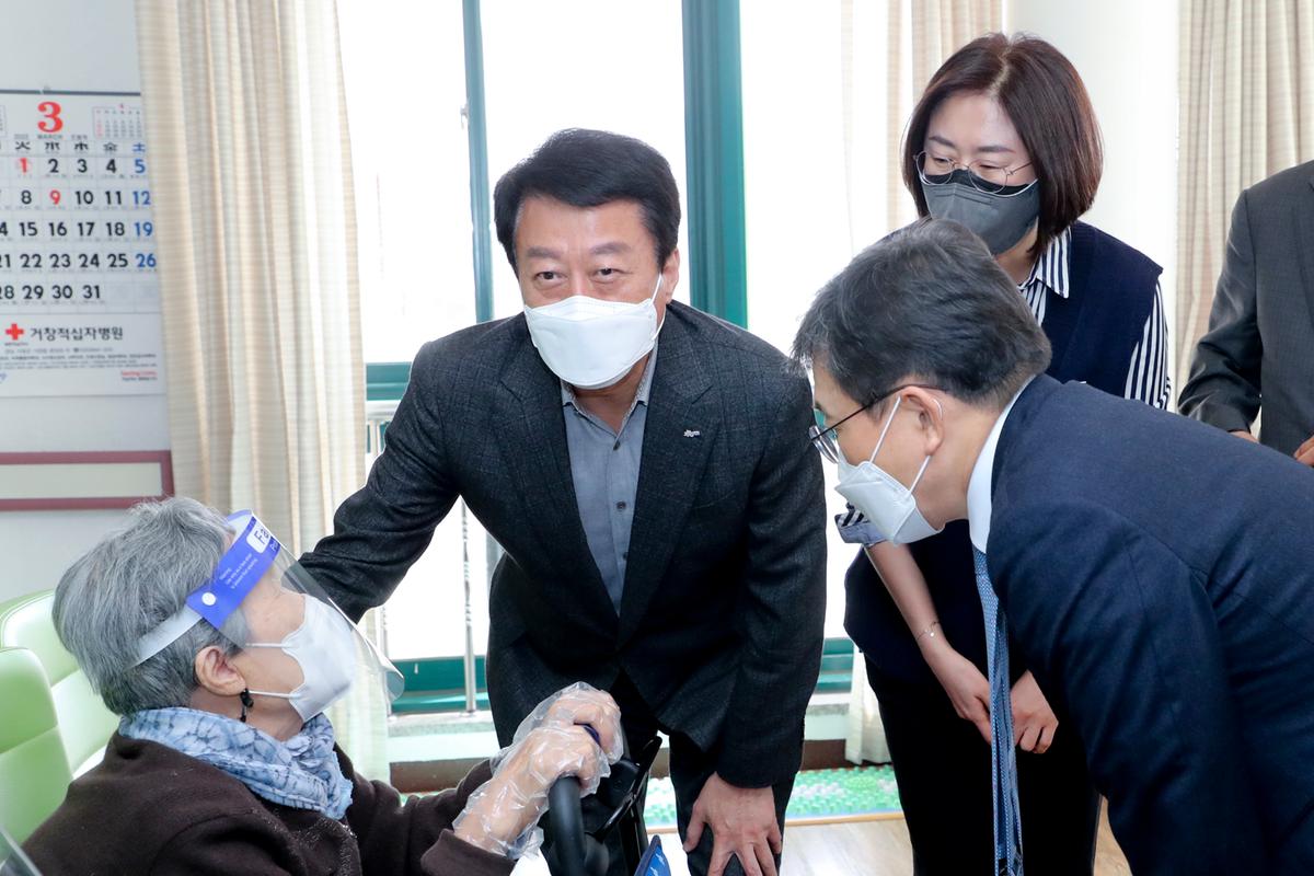 합천원폭피해자복지회관 현장방문