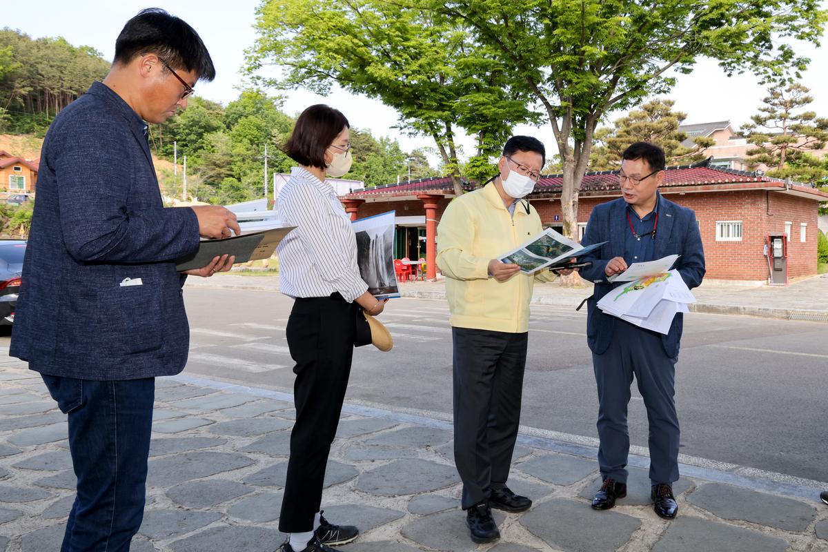 용주면 관광사업지 현장점검