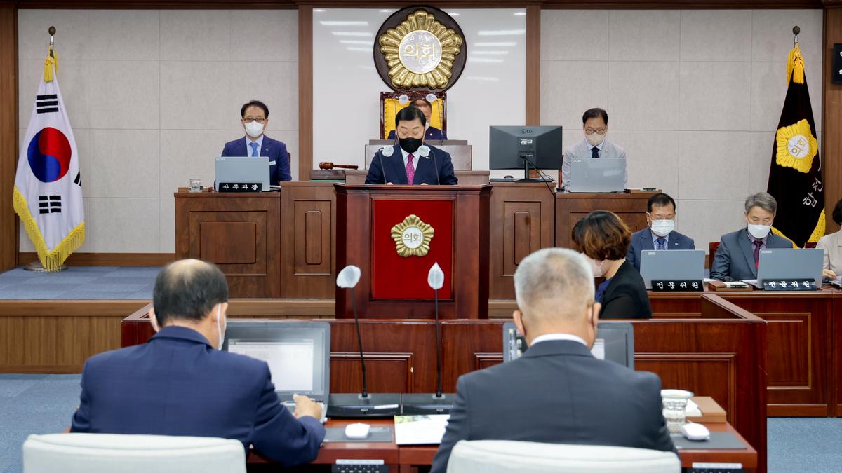 제267회 합천군의회 제1차 정례회 1차 본회의 개최