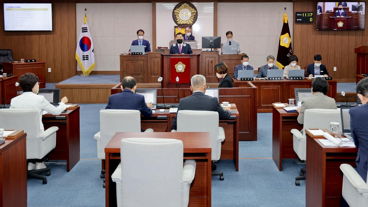 제267회 합천군의회 제1차 정례회 1차 본회의 개최