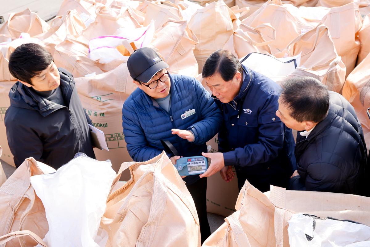 가회,삼가공공비축미곡 수매 현장 방문