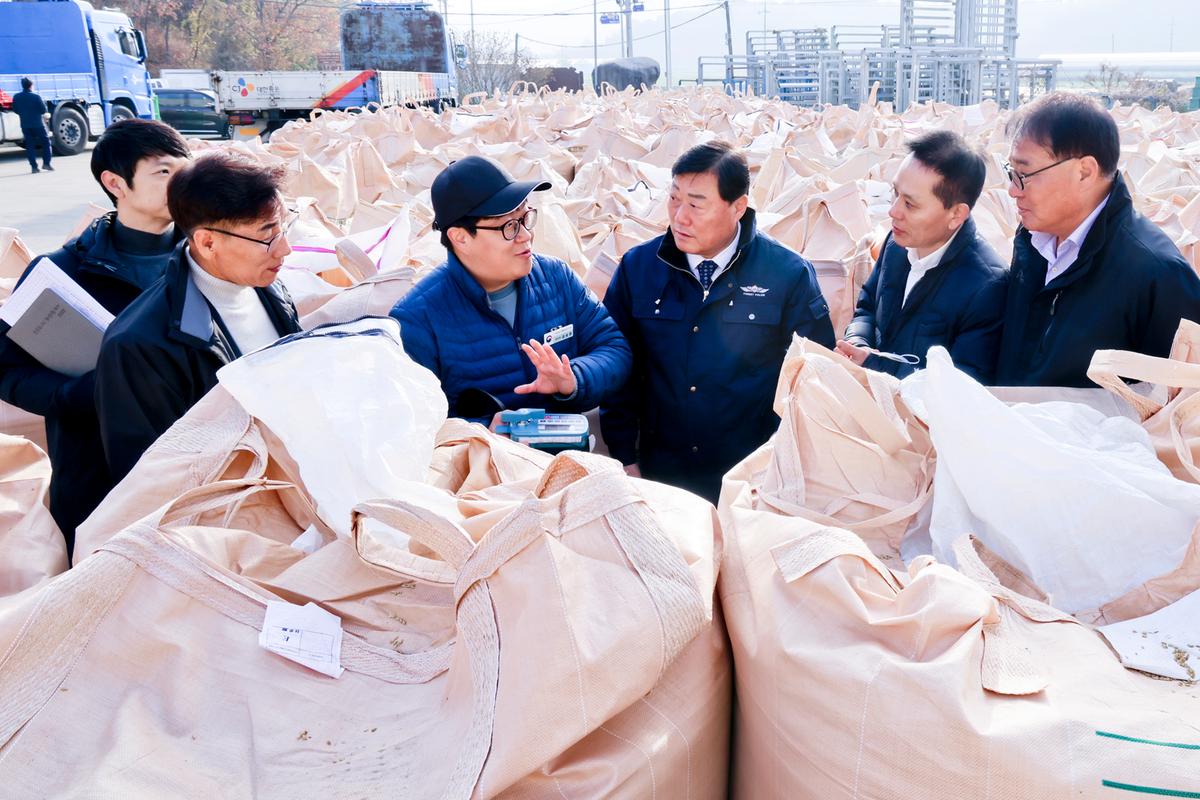 가회,삼가공공비축미곡 수매 현장 방문