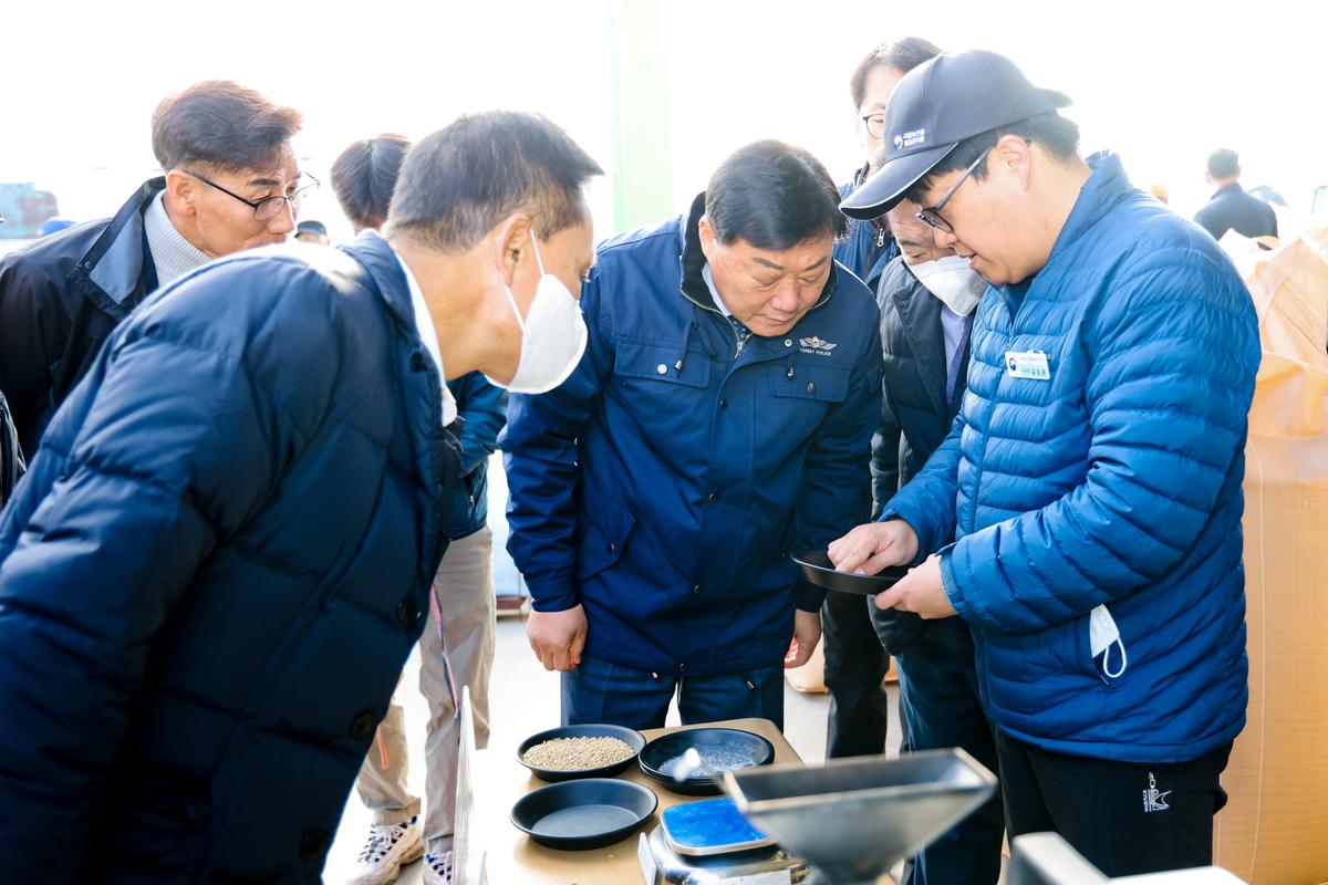 가회,삼가공공비축미곡 수매 현장 방문