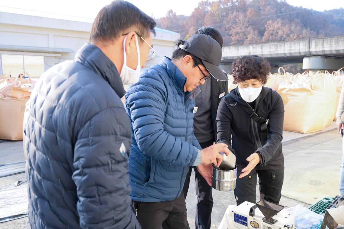 대양면 공공비축미곡 수매 현장 방문