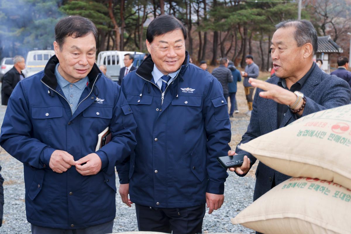 가야면 공공비축미곡 수매 현장 방문