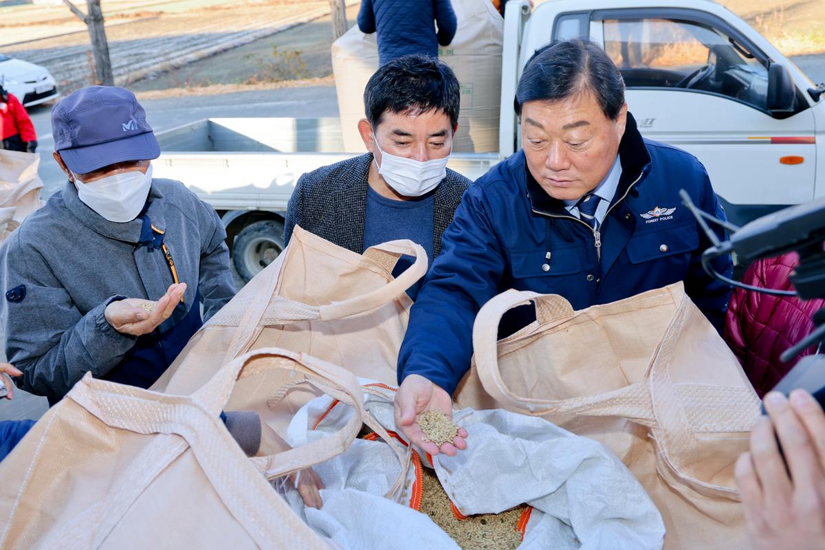 공공비축미곡 수매 현장 방문