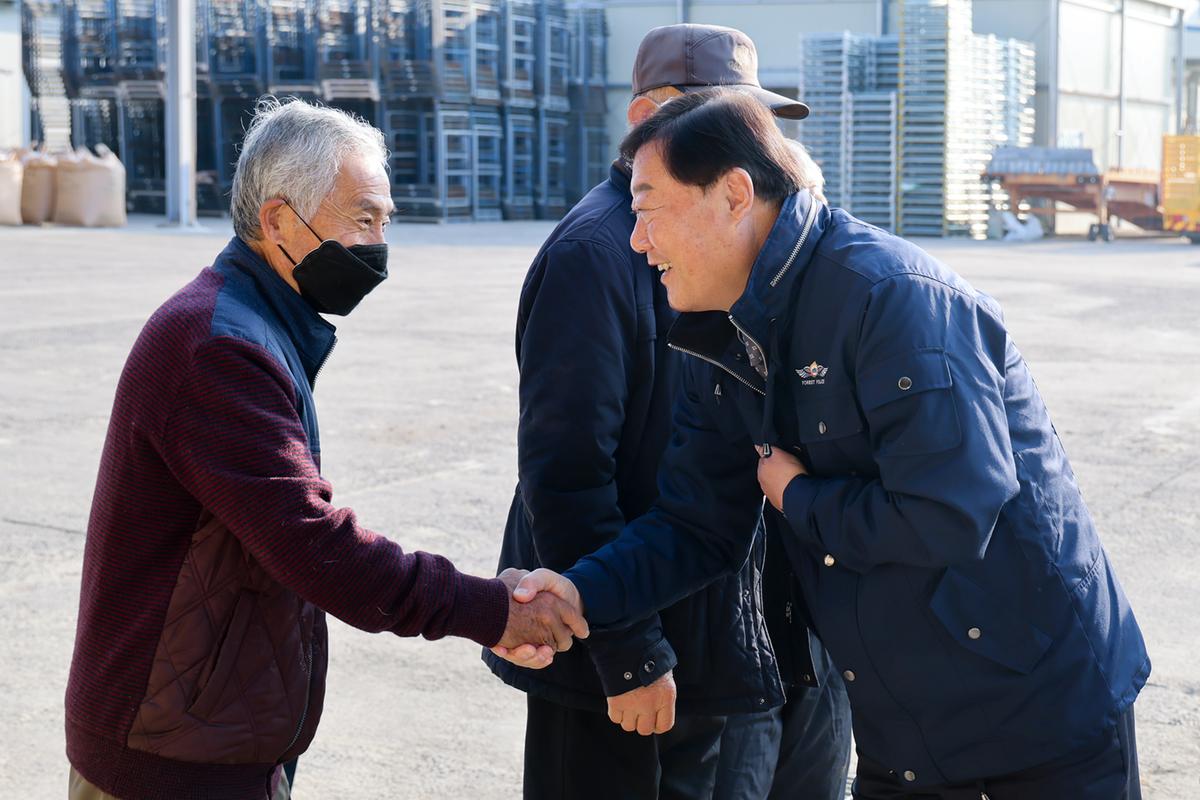 쌍백,용주 공공비축미수매 현장
