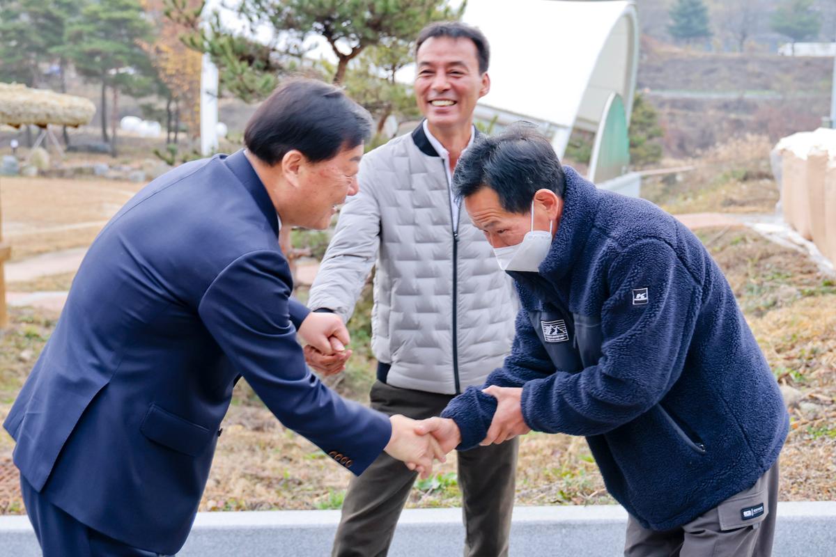 묘산면 공공비축미곡 수매 현장 방문