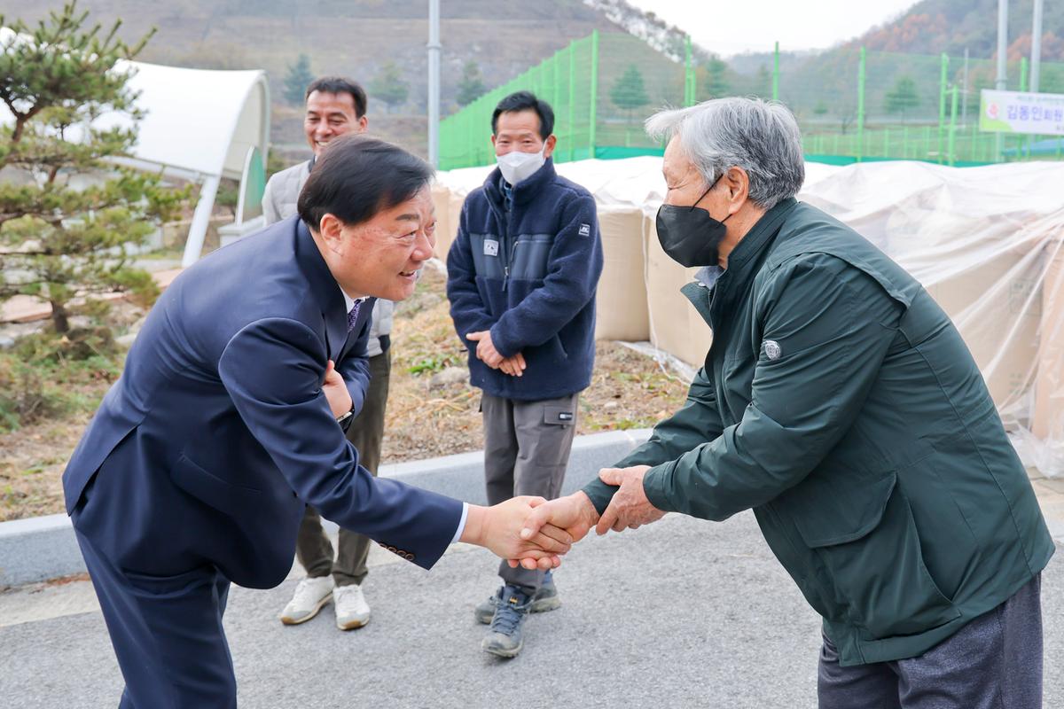 묘산면 공공비축미곡 수매 현장 방문
