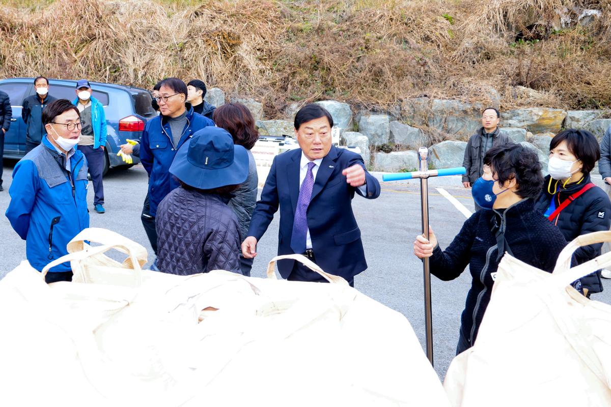 묘산면 공공비축미곡 수매 현장 방문