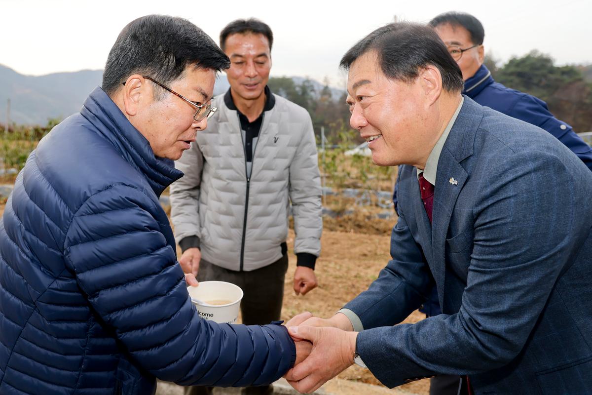 봉산면 공공비축미곡 수매 현장 방문