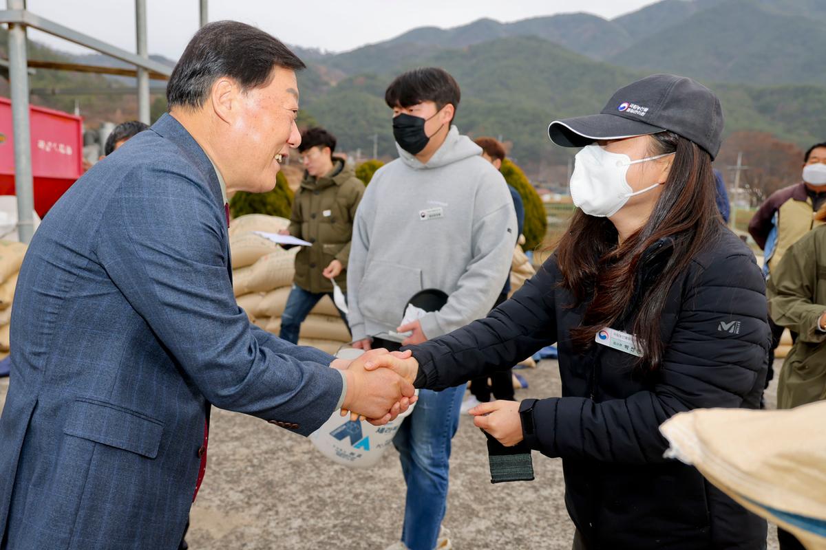 봉산면 공공비축미곡 수매 현장 방문