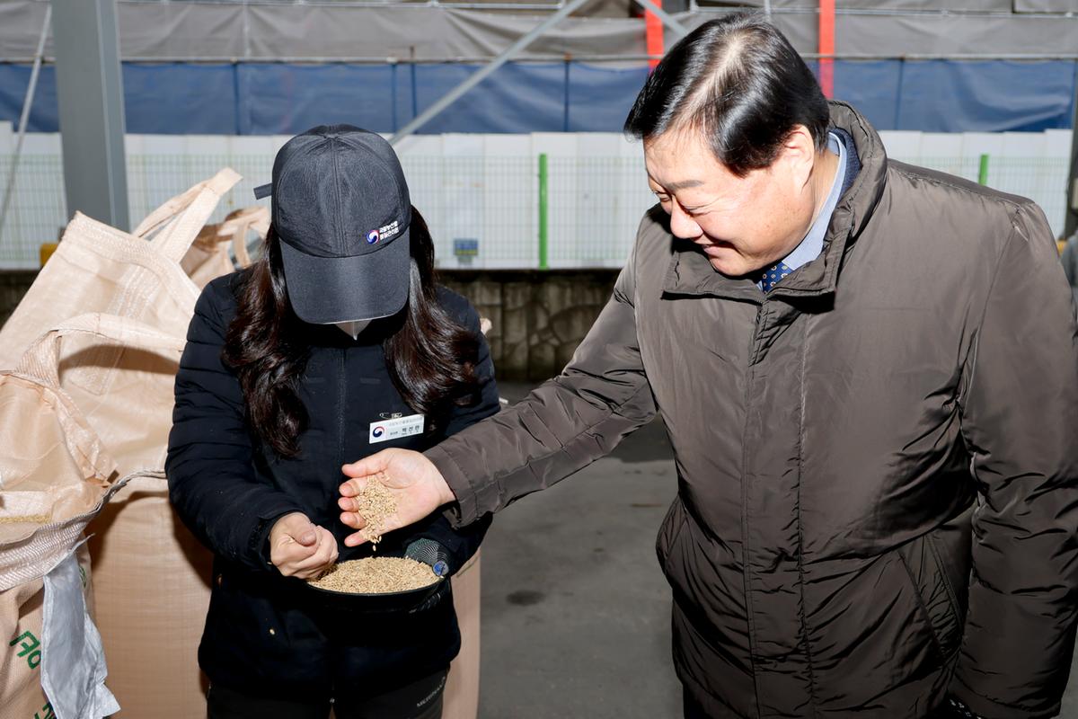 율곡면 공공비축미곡 수매 현장 방문