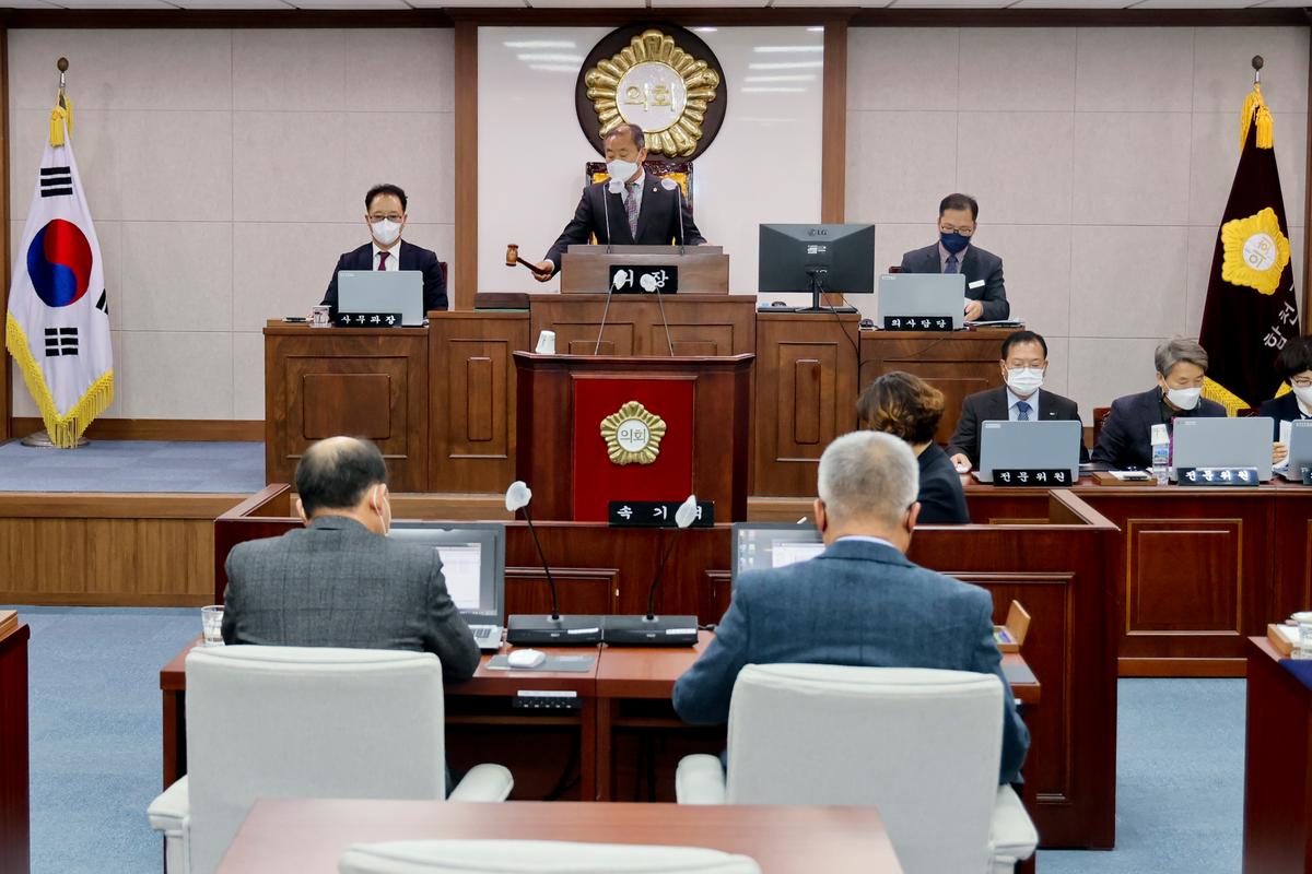 제269회 합천군의회 제2차 정례회 2차 본회의 개최