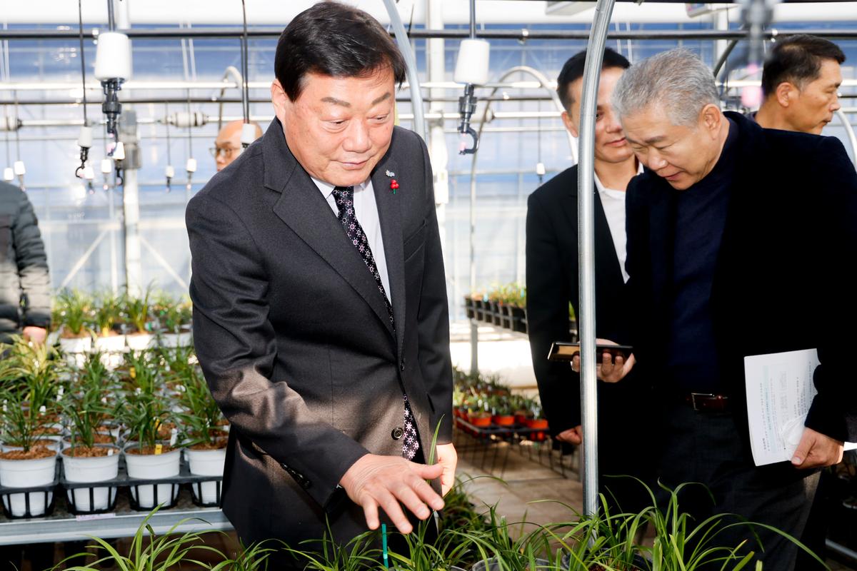 전남 화순군수 합천군 난 산업 현장 방문