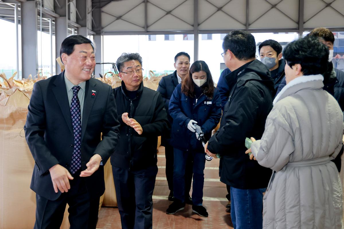 초계면 공공비축미곡 수매 현장 방문