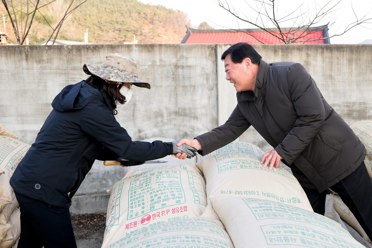 청덕면 공공비축미곡 수매 현장 방문